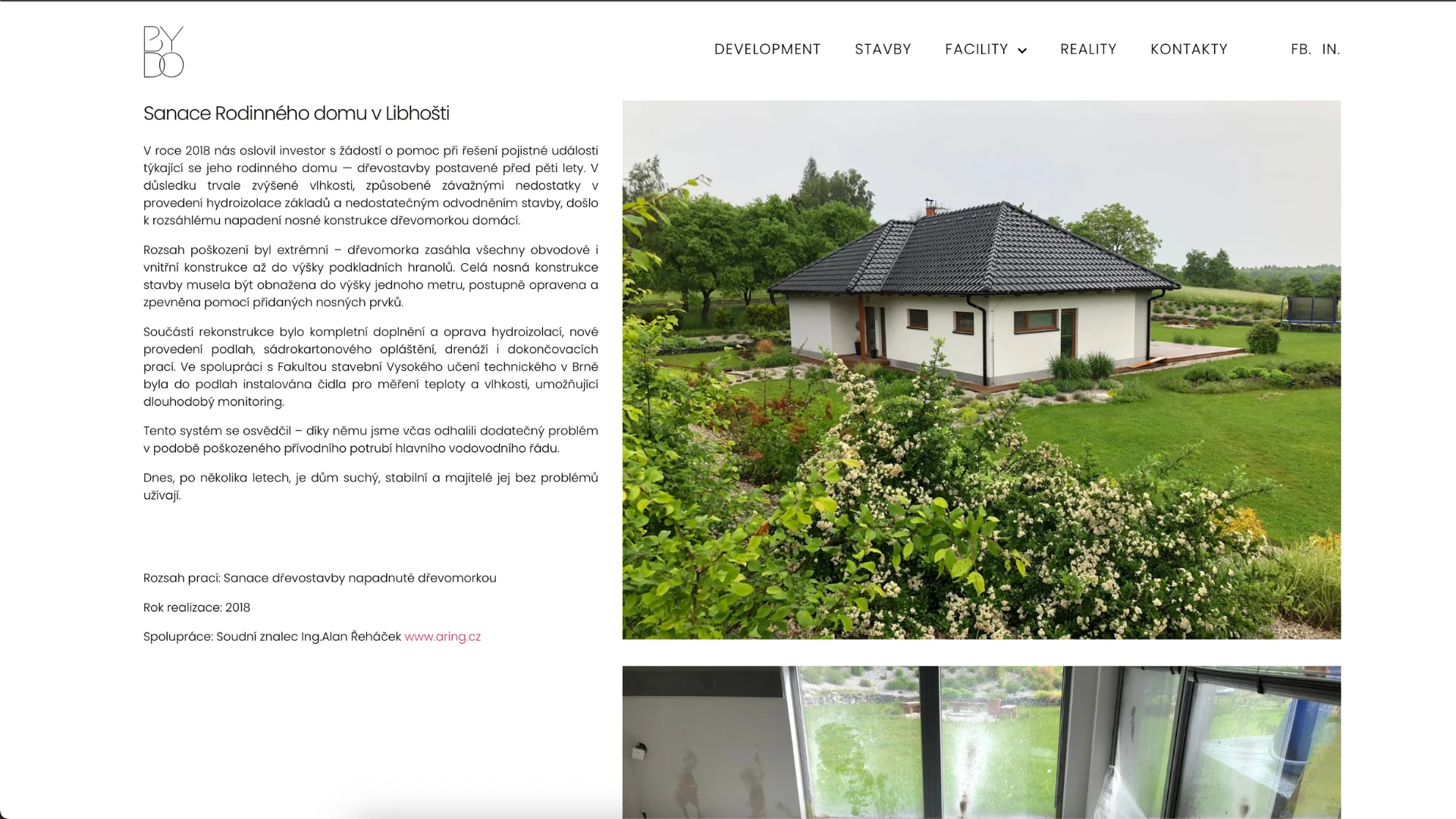 Sanace rodinneho domu napadeneho drevomorkou