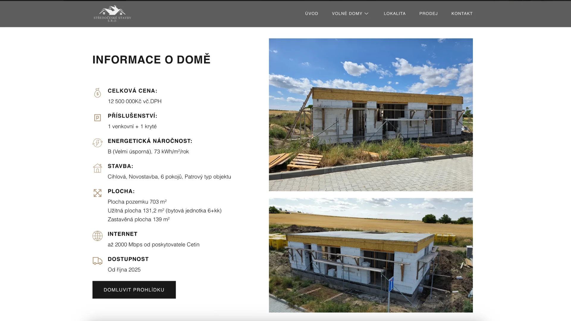 rdbucina.cz ve informace o dome