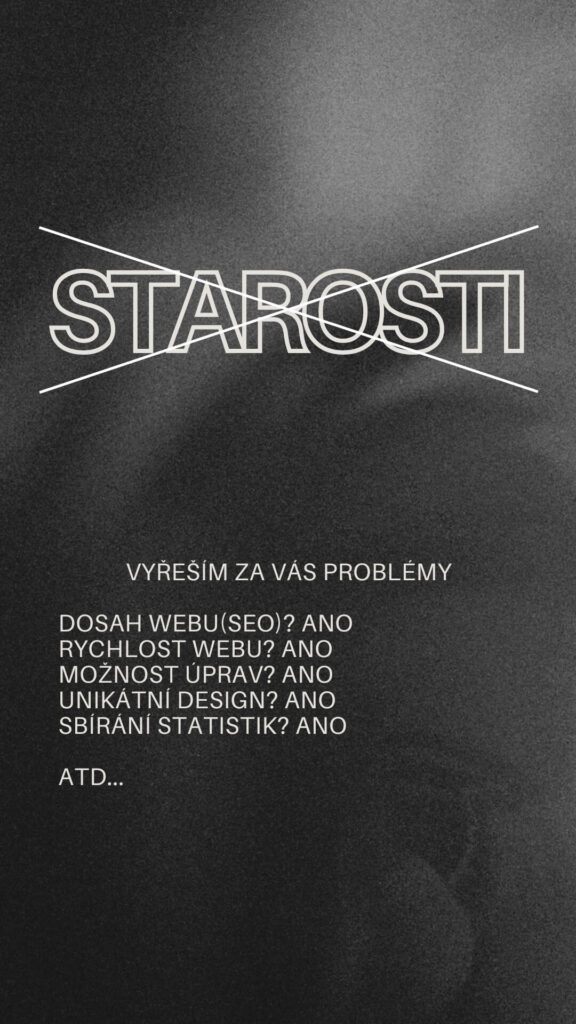 Tvorba webových stránek bez starostí, vyřeším za Vás problémy