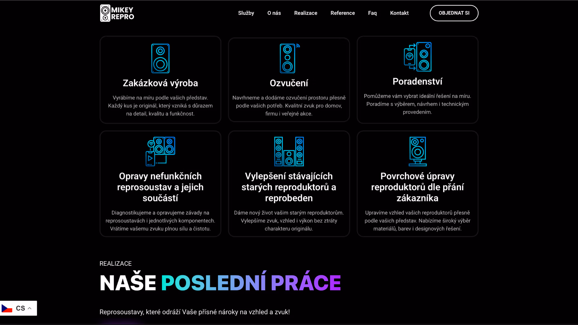 Mikeyrepro.eu Sluzby