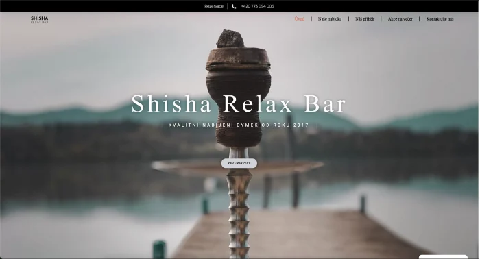 shisharelaxbar.cz web